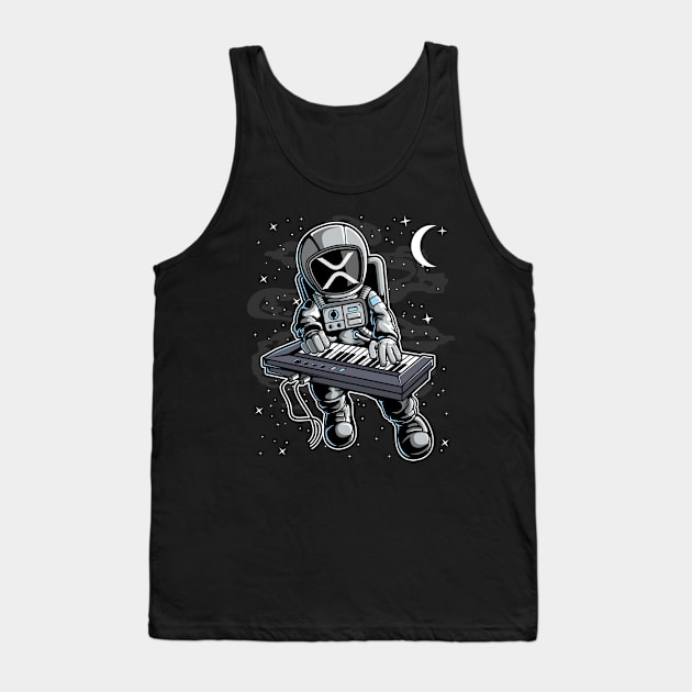 Astronaut Organ Ripple XRP Coin To The Moon Crypto Token Cryptocurrency Blockchain Wallet Birthday Gift For Men Women Kids Tank Top by Thingking About